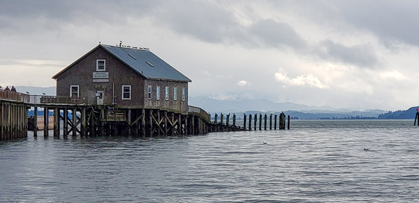 Pier's End: historic United States Coast Guard Boathouse